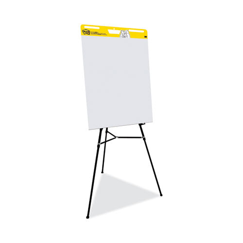 Image of Post-it® Easel Pads Super Sticky Vertical-Orientation Self-Stick Easel Pads, Quadrille Rule (1 sq/in), 25 x 30, White, 30 Sheets, 2/Carton