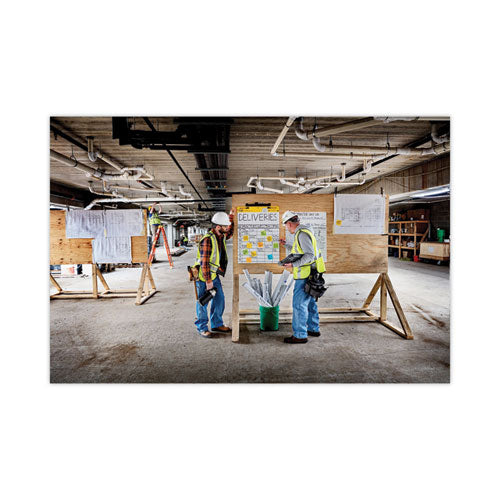Image of Post-it® Easel Pads Super Sticky Vertical-Orientation Self-Stick Easel Pad Value Pack, Quadrille Rule (1 sq/in), 25 x 30, White, 30 Sheets, 4/Carton