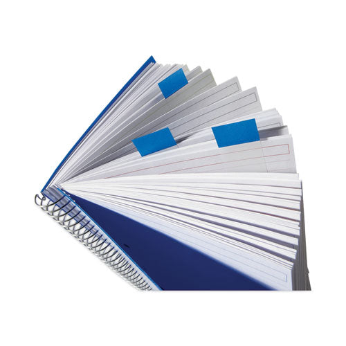 Image of Post-it® Flags Marking Page Flags in Dispensers, Blue, 50 Flags/Dispenser, 12 Dispensers/Pack