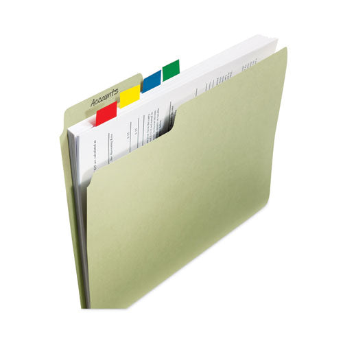 Image of Post-it® Flags Marking Page Flags in Dispensers, Blue, 50 Flags/Dispenser, 12 Dispensers/Pack