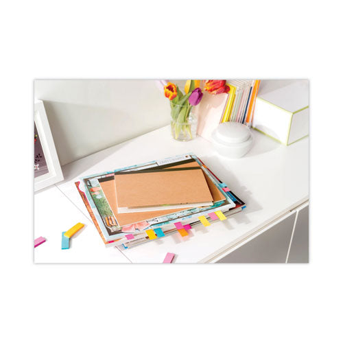 Image of Post-it® Flags Page Flags In Portable Dispenser, Bright, 160 Flags/dispenser