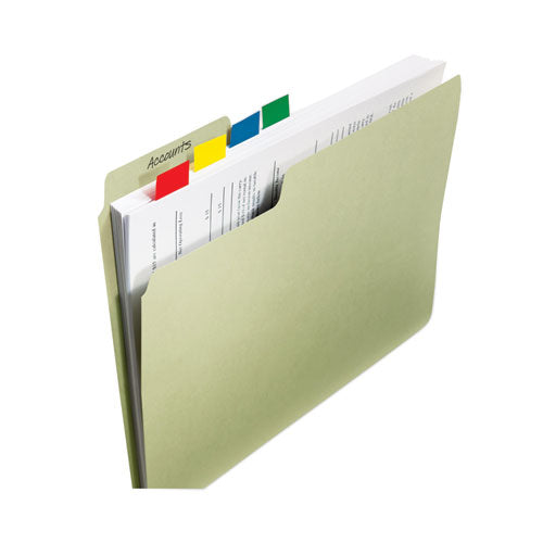 Image of Post-it® Flags Standard Page Flags in Dispenser, Red, 50 Flags/Dispenser, 2 Dispensers/Pack
