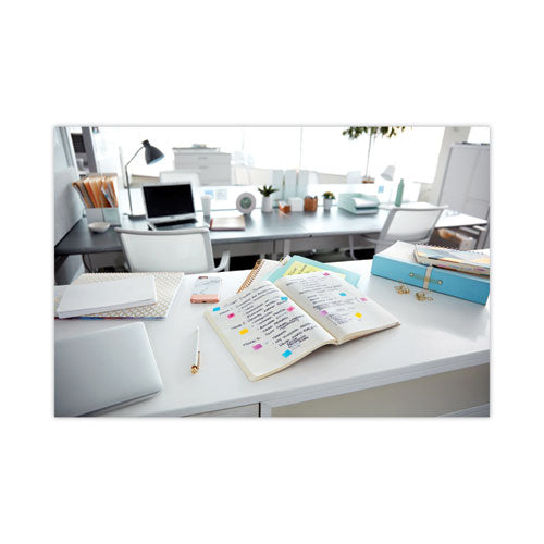 Image of Post-it® Flags Standard Page Flags in Dispenser, White, 50 Flags/Dispenser, 2 Dispensers/Pack