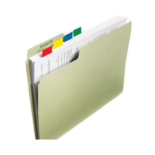 Image of Post-it® Flags Standard Page Flags in Dispenser, White, 50 Flags/Dispenser, 2 Dispensers/Pack