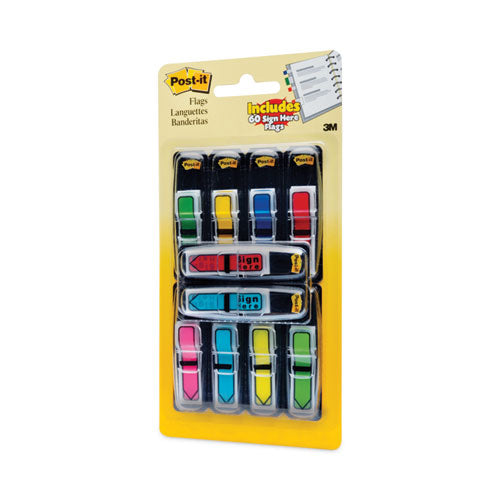 Image of Post-it® Flags Arrow 0.5" Page Flags, Assorted Primary/Brights, 252/Pack