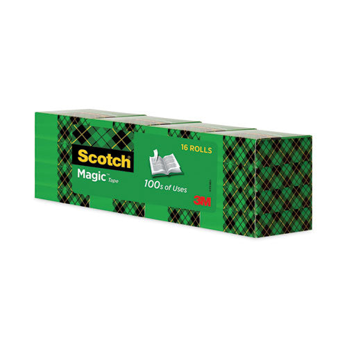 Image of Scotch® Magic Tape Value Pack, 1" Core, 0.75" X 83.33 Ft, Clear, 16/pack