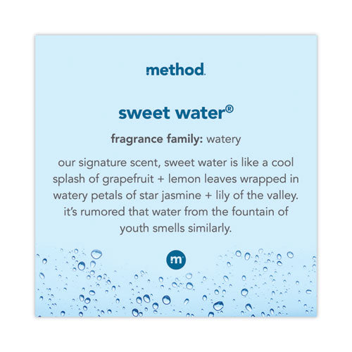 Image of Method® Gel Hand Wash Refill Tub, Sweetwater Scent, 34 oz, 4/Carton