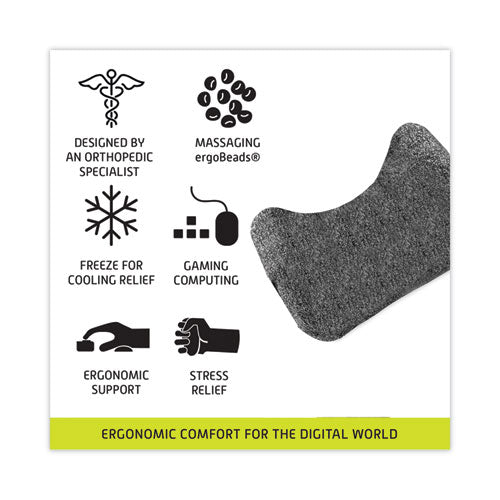 Image of IMAK® Ergo Mouse Wrist Cushion, 5.75 x 3.75, Gray