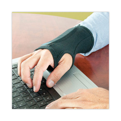 Image of IMAK® RSI SmartGlove Wrist Wrap, Medium, Fits Hands Up to 3.75" Wide, Black