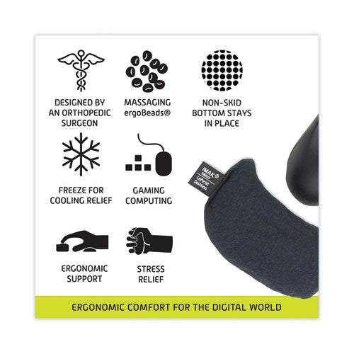Image of IMAK® Ergo Le Petit Mouse Wrist Cushion, 4.25 x 2.5, Black
