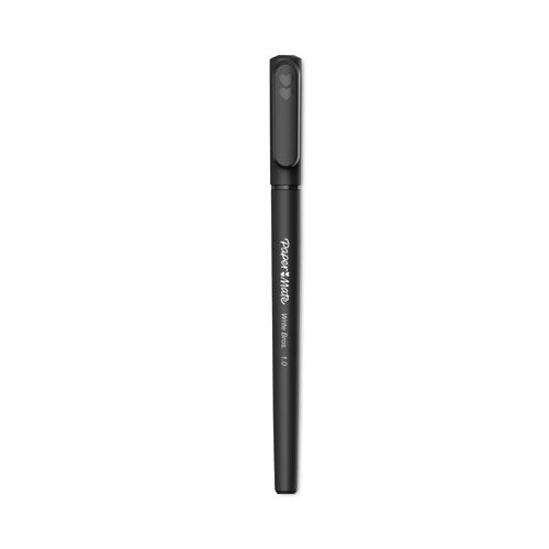 Image of Paper Mate® Write Bros. Ballpoint Pen Value Pack, Stick, Medium 1 Mm, Black Ink, Black Barrel, 120/pack