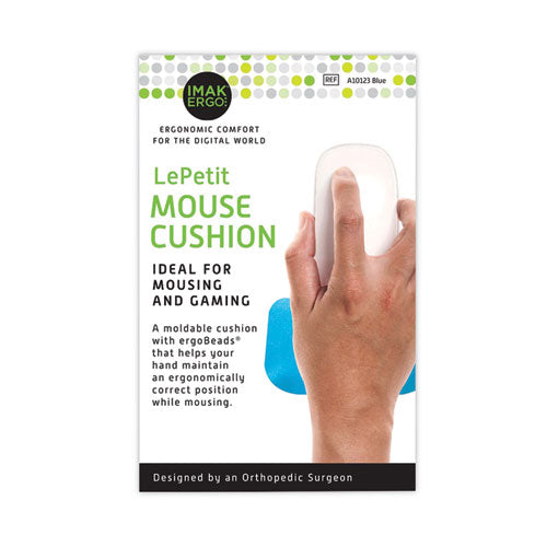Image of IMAK® Ergo Le Petit Mouse Wrist Cushion, 4.25 x 2.5, Teal