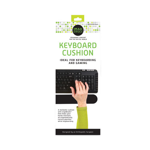 Image of IMAK® Ergo Keyboard Wrist Cushion, 17.75 x 3, Black