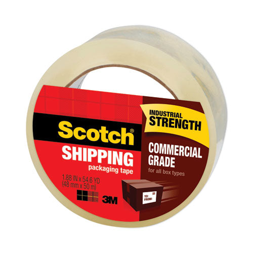 Image of Scotch® 3750 Commercial Grade Packaging Tape, 3" Core, 1.88" X 54.6 Yds, Clear