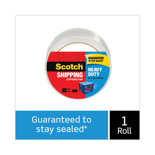 Image of Scotch® 3850 Heavy-Duty Packaging Tape, 3" Core, 1.88" X 54.6 Yds, Clear