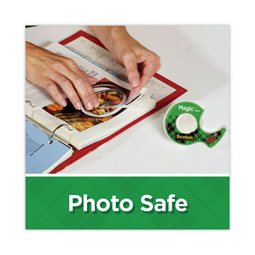 Image of Scotch® Magic Tape In Handheld Dispenser, 1" Core, 0.75" X 54.17 Ft, Clear, 6/pack