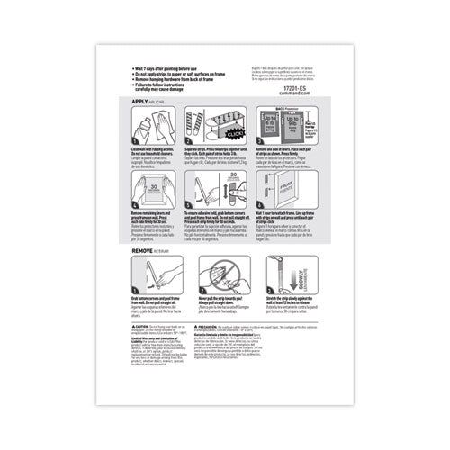 Image of Command Picture Hanging Strips, Cabinet Pack, Removable, Holds Up To 6 Lbs Per Pair, 0.75 X 2.75, White, 4/set, 50 Sets/carton
