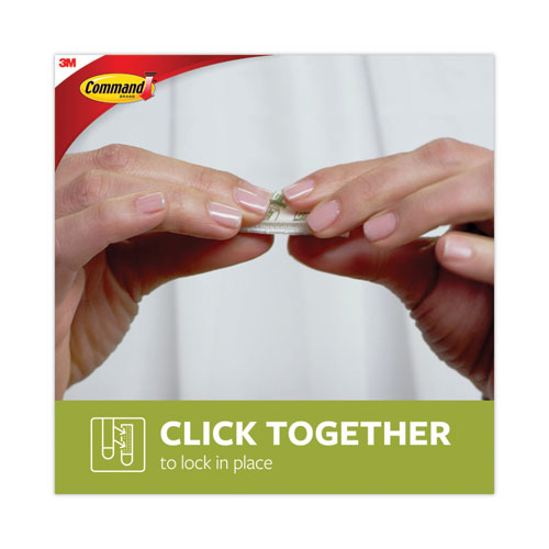 Image of Command Picture Hanging Strips, Removable, Holds Up To 4 Lbs Per Pair, 0.5 X 3.63, White, 4 Pairs/pack