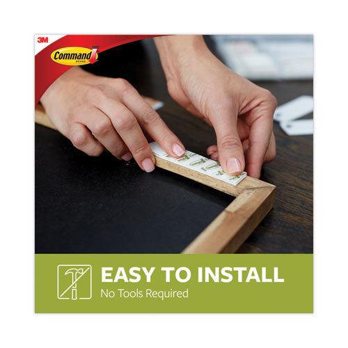 Image of Command Picture Hanging Strips, Removable, Holds Up To 4 Lbs Per Pair, 0.5 X 3.63, White, 4 Pairs/pack