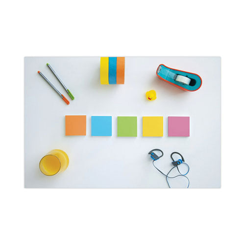 Image of Post-it® Notes Super Sticky Pads in Energy Boost Collection Colors, 3" x 3", 90 Sheets/Pad, 12 Pads/Pack