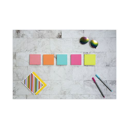 Image of Post-it® Notes Original Pads in Poptimistic Colors, Value Pack, 3" x 3", 100 Sheets/Pad, 14 Pads/Pack