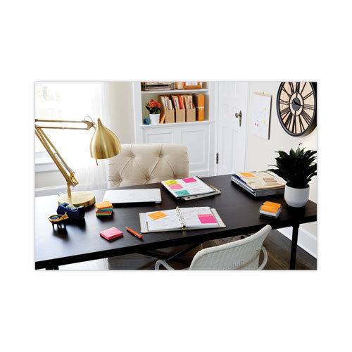 Image of Post-it® Notes Original Pads in Poptimistic Colors, Value Pack, 3" x 3", 100 Sheets/Pad, 14 Pads/Pack