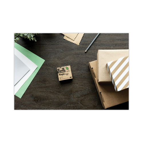 Image of Scotch® Magic Greener Tape, 1" Core, 0.75" X 75 Ft, Clear, 10/pack