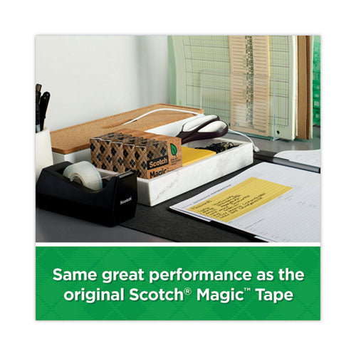 Image of Scotch® Magic Greener Tape, 1" Core, 0.75" X 75 Ft, Clear, 12/pack