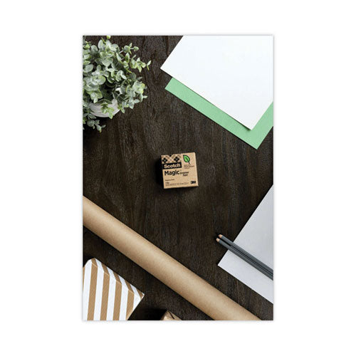 Image of Scotch® Magic Greener Tape, 1" Core, 0.75" X 75 Ft, Clear, 16/pack