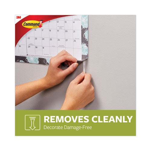 Image of Command Poster Strips Value Pack, Removable, Holds Up To 1 Lb, 0.63 X 1.75, White, 48/pack