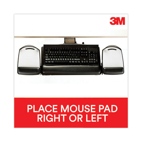 Image of 3M Knob Adjust Keyboard Tray With Highly Adjustable Platform, Black