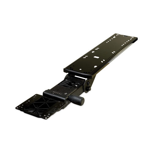 Image of 3M Easy Adjust Keyboard Tray, Standard Platform, 23" Track, Black