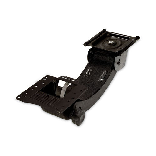Image of 3M Sit/stand Easy Adjust Keyboard Tray, Highly Adjustable Platform,, Black