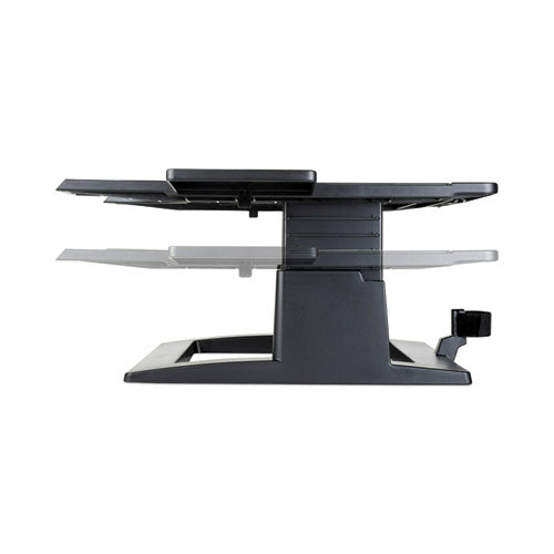 Image of 3M Adjustable Notebook Riser, 13" X 13" X 4" To 6", Black, Supports 20 Lbs