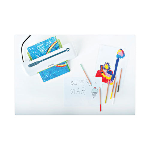 Image of Scotch Self-Sealing Laminating Pouches, 9.5 Mil, 2.81" X 3.75", Gloss Clear, 5/pack