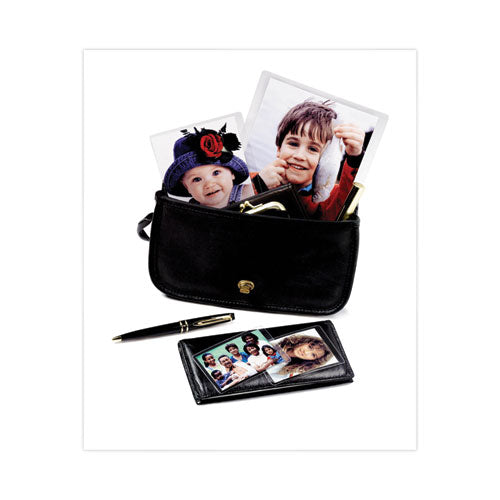 Image of Scotch Self-Sealing Laminating Pouches, 9.5 Mil, 2.81" X 3.75", Gloss Clear, 5/pack
