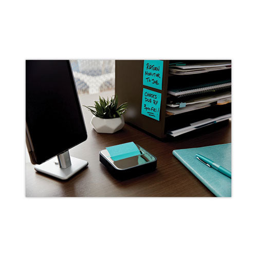 Image of Post-it® Dispenser Notes Super Sticky Pop-up 3 x 3 Note Refill, 3" x 3", Supernova Neons Collection Colors, 90 Sheets/Pad, 6 Pads/Pack