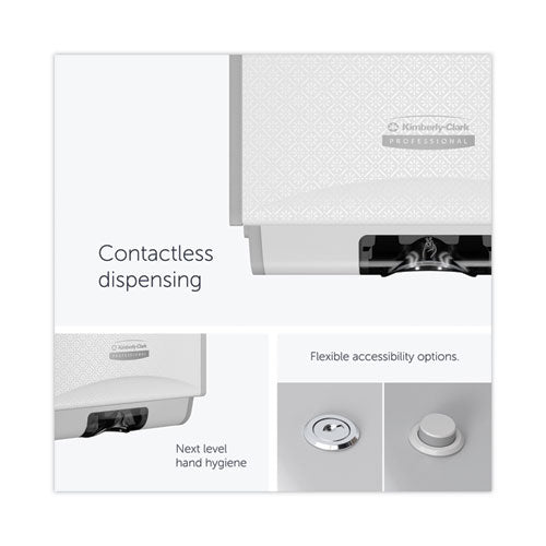 Image of Kimberly-Clark Professional ICON Automatic Soap and Sanitizer Dispenser, 1.2 L, 8.06 x 14.18 x 4.75, White Mosaic