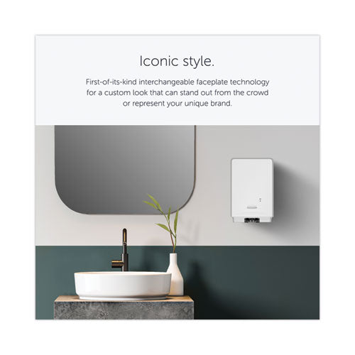 Image of Kimberly-Clark Professional ICON Automatic Soap and Sanitizer Dispenser, 1.2 L, 8.06 x 14.18 x 4.75, White Mosaic