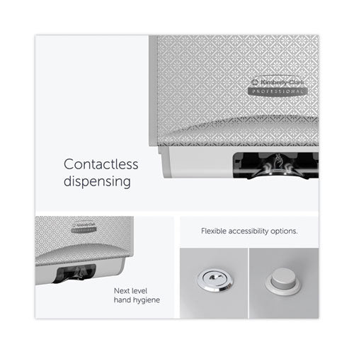 Image of Kimberly-Clark Professional ICON Automatic Soap and Sanitizer Dispenser, 1.2 L, 8.06 x 14.18 x 4.75, Silver Mosaic