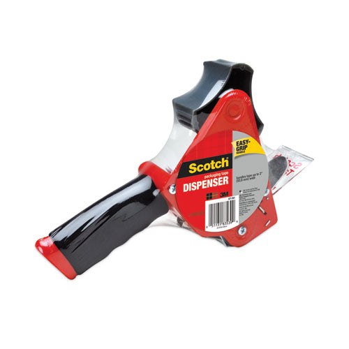 Image of Scotch® Pistol Grip Packaging Tape Dispenser, 3" Core, For Rolls Up To 2" X 60 Yds, Red
