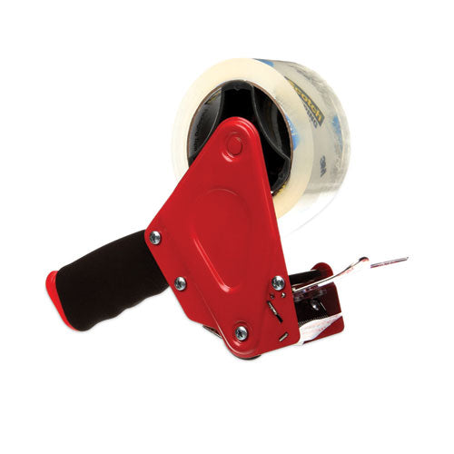 Image of Scotch® Pistol Grip Packaging Tape Dispenser, 3" Core, For Rolls Up To 2" X 60 Yds, Red