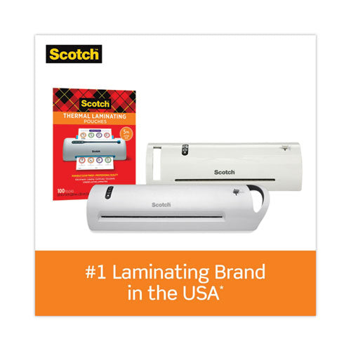 Image of Scotch Thermal Laminator Value Pack, Two Rollers, 9" Max Document Width, 5 Mil Max Document Thickness