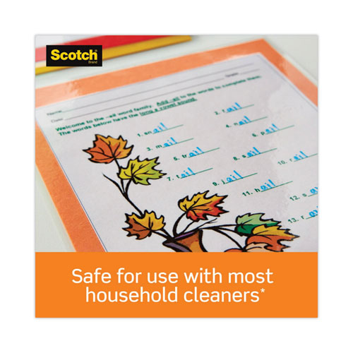 Image of Scotch Laminating Pouches, 3 Mil, 9" X 11.5", Gloss Clear, 50/pack