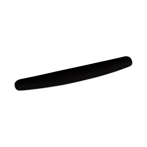Image of 3M Antimicrobial Foam Keyboard Wrist Rest, 18 x 2.75, Black