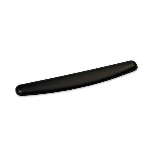 Image of 3M Antimicrobial Gel Compact Keyboard Wrist Rest, 18 x 2.75, Black