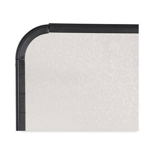 Image of MasterVision® Magnetic Dry Erase Board, 11" x 14", White Surface, Black Plastic Frame