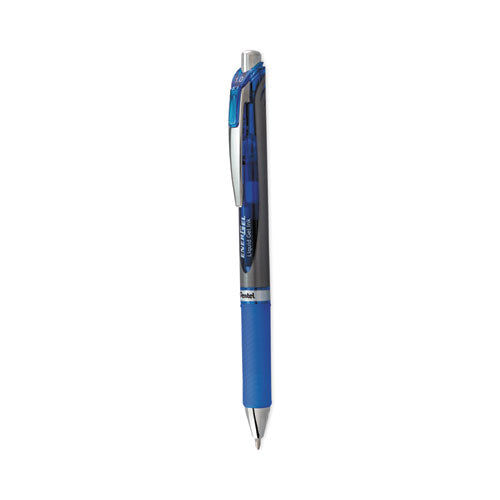 Image of Pentel® Energel Rtx Gel Pen, Retractable, Bold 1 Mm, Blue Ink, Blue/gray Barrel