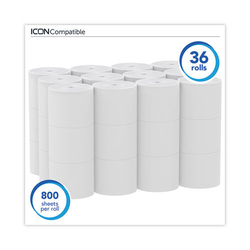 Image of Scott® Essential Extra Soft Coreless Standard Roll Bath Tissue, Septic Safe, 2-Ply, White, 800 Sheets/roll, 36 Rolls/carton