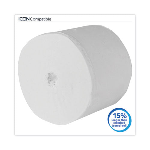 Image of Scott® Essential Extra Soft Coreless Standard Roll Bath Tissue, Septic Safe, 2-Ply, White, 800 Sheets/roll, 36 Rolls/carton